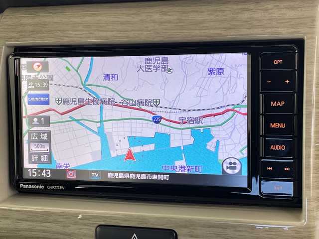 スズキ ハスラー 鹿児島県 2019(令1)年 3.3万km シフォンアイボリーメタリック/ウッディブラウン2トーンルーフ 純正SDナビ【CN-RZ743W】/全方位カメラ/オートライト/フォグライト/デュアルカメラサポートブレーキ/前席シートヒーター/ドライブレコーダー/ETC/フルセグテレビ/スペアキー/ルーフレール/LEDヘッドライト/純正ホイール