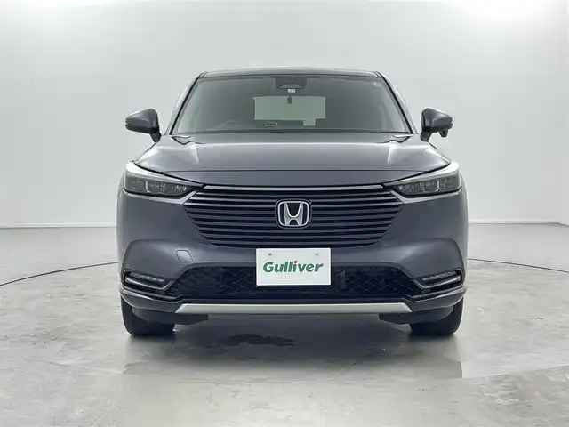 ホンダ ヴェゼル ハイブリッド e:HEV Z 福井県 2021(令3)年 4.1万km メテオロイドグレーメタリック ホンダセンシング/純正8インチメモリナビ/（BT/USB/FM/AM）/フルセグTV/ビルトインＥＴＣ/バックカメラ/純正ドライブレコーダー前後/ステアリングヒーター/シートヒーター（D＋N）/ハーフレザーシート/パワーバックドア/純正アルミホイール/純正ラバーマット/ドアバイザー/LEDライト/プッシュスタート/スマートキー/スペアキー1本