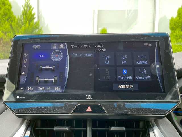 トヨタ ハリアー ハイブリッド Z レザーパッケージ 岩手県 2020(令2)年 9.6万km プレシャスブラックパール JBLナビ/フルセグTV/BT/AUX/USB/JBLサウンド/全周囲カメラ/デジタルインナーミラー/前後ドラレコ/ETC2.0/純正アルミホイール/前席シートヒーター、クーラー/ドアバイザー/アダクティブクルーズコントロール/パワーバックドア/RCTA/ヘッドアップディスプレイ/プリクラッシュセーフティー/クリアランスソナー/ドアハンドルプロテクター/モデリスタラゲッジLED