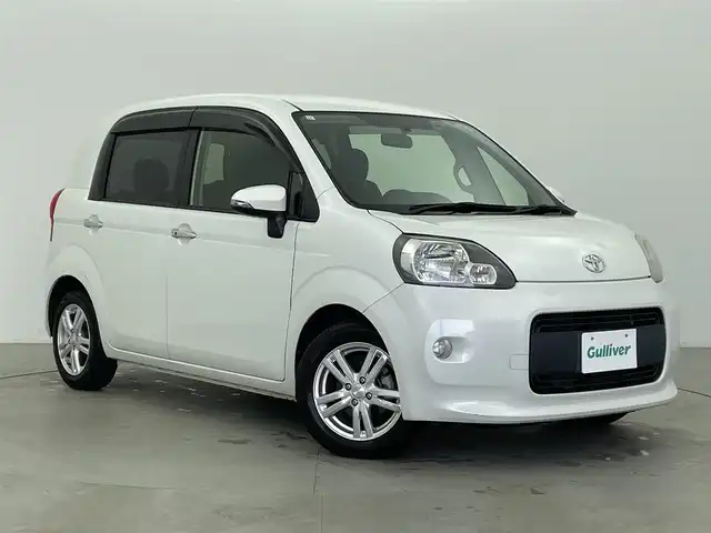 トヨタ ポルテ F 富山県 2013(平25)年 4.2万km ホワイトパールクリスタルシャイン 純正ナビ（AM/FM/CD/BT/ワンセグ）/バックカメラ/片側パワースライドドア/横滑り防止装置/純正フロアマット/社外アルミホイール/ステアリングスイッチ/ハロゲンライト/フォグライト/電動格納ミラー/スマートキー/スペアキー