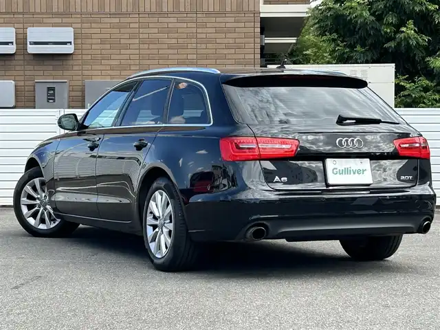 アウディ Ａ６ アバント 2．0 TFSI 群馬県 2014(平26)年 9.6万km ファントムブラックパールエフェクト ワンオーナー/メモリナビ/バックカメラ/Bluetooth/BOSEサウンド/クルーズコントロール/両側パワーシート/電動リアゲート/純正１７インチアルミホイール/アイドリングストップ/プッシュスタート