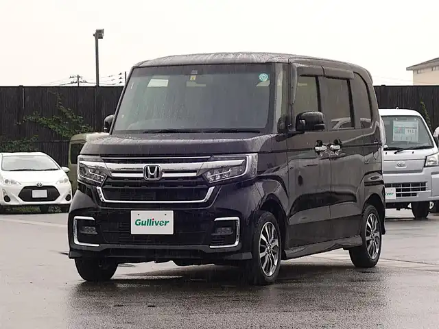 ホンダ Ｎ ＢＯＸ カスタム L 山形県 2023(令5)年 2.8万km クリスタルブラックパール 4WD/ホンダセンシング/パワースライドドア/メモリナビ/　【CD DVD SD USB BT】/フルセグTV/バックカメラ/ETC/ドライブレコーダー/ステアリングスイッチ/レーダークルーズコントロール/オートホールド/シートヒーター/ミラーヒーター/横滑り防止装置/コーナーセンサー/LEDライト/フォグランプ/純正アルミホイール/純正フロアマット/ドアバイザー/保証書、、取説あり