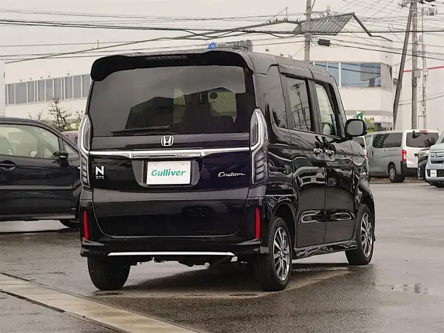 ホンダ Ｎ ＢＯＸ カスタム L 山形県 2023(令5)年 2.8万km クリスタルブラックパール 4WD/ホンダセンシング/パワースライドドア/メモリナビ/　【CD DVD SD USB BT】/フルセグTV/バックカメラ/ETC/ドライブレコーダー/ステアリングスイッチ/レーダークルーズコントロール/オートホールド/シートヒーター/ミラーヒーター/横滑り防止装置/コーナーセンサー/LEDライト/フォグランプ/純正アルミホイール/純正フロアマット/ドアバイザー/保証書、、取説あり