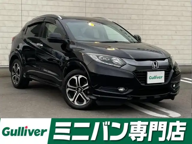 ホンダ ヴェゼル ハイブリッド Z 福岡県 2014(平26)年 6.7万km クリスタルブラックパール 純正７型メモリーナビ（CD）バックモニタークルコンドラレコETCシートヒーター純正LED/マット/アルミスマートキープッシュスタートエンジンスターター