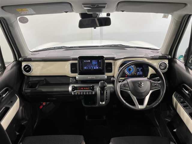スズキ クロスビー HYBRID MZ 愛知県 2018(平30)年 4.4万km ピュアホワイトP 純正ディスプレイオーディオ　/（AM/FM/Bluetooth/CD)/衝突軽減ブレーキ　/ビルトインＥＴＣ　/シートヒーター　/ＬＥＤヘッドライト/オートクルーズコントロール　/コーナーセンサー/レーンキープアシスト/パドルシフト　/純正フロアマット　/ＵＳＢ端子　/ＬＥＤフォグ　