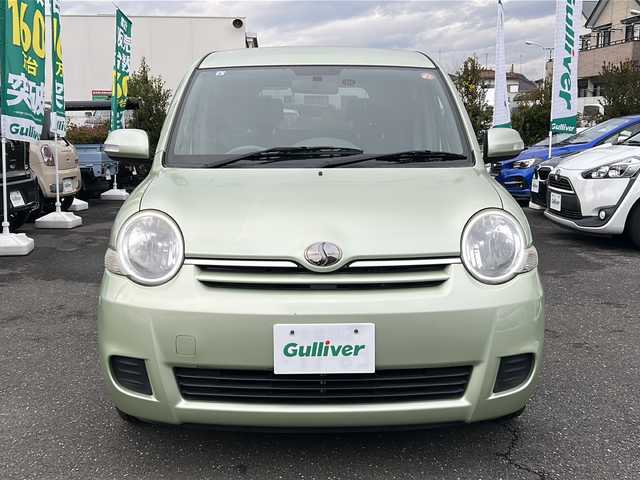 トヨタ シエンタ X LTD 東京都 2009(平21)年 3.6万km ライトグリーンメタリック ワンオーナー/社外ナビ【Bluetooth接続可、フルセグTV、CD】/片側パワースライドドア/純正フロアマット/チップアップシート/三列シート/ETC/盗難防止装置/ABS/Wエアバッグ/リモコンキー/スペアキー1本/保証書、取扱説明書