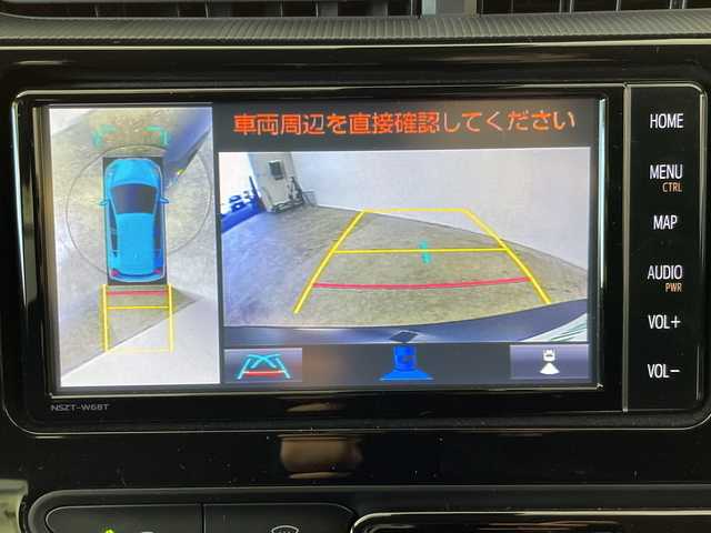 トヨタ アクア S 群馬県 2021(令3)年 2.6万km ダークブルーマイカ 禁煙車　セーフティセンス　純正７インチナビ　パノラミックビューモニター　ＬＥＤライト　ヘッドライトレベライザー　クリアランスソナー　ステアリングリモコン　スマートキー　ETC　ドライブレコーダー
