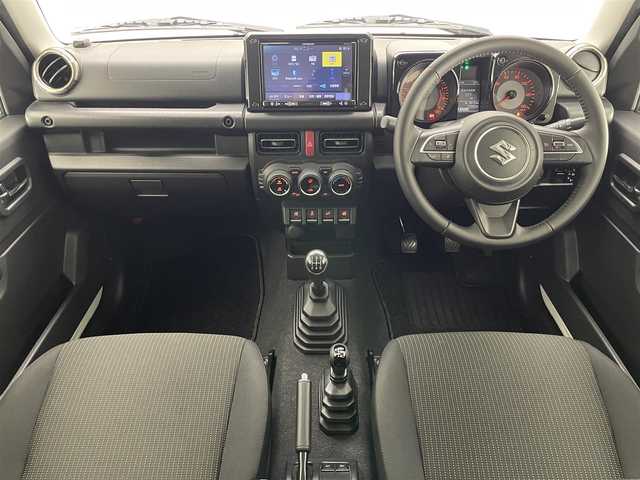 スズキ ジムニー XC 愛知県 2020(令2)年 5.2万km ピュアホワイトP 社外８型ナビ　シートヒーター　バックカメラ　禁煙車　フルセグＴＶ　Ｂｌｕｅｔｏｏｔｈ　デュアルカメラブレーキ　衝突軽減　クルコン　ＬＥＤオートライト　ドラレコ　純正マッドフラップ　純正マット　フォグ