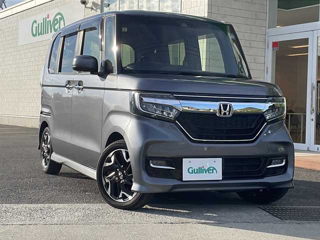 ホンダ Ｎ ＢＯＸ カスタム G L ターボ ホンダセンシング 香川県 2018(平30)年 3.2万km シャイニンググレーM 純正ナビ／フルセグＴＶ／バックカメラ／両側パワースライドドア／ＬＥＤヘッドライト／レーダークルーズ／レーンキープ／ＥＴＣ／パドルシフト／オートライト