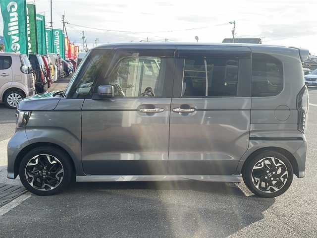 ホンダ Ｎ ＢＯＸ カスタム G L ターボ ホンダセンシング 香川県 2018(平30)年 3.2万km シャイニンググレーM 純正ナビ／フルセグＴＶ／バックカメラ／両側パワースライドドア／ＬＥＤヘッドライト／レーダークルーズ／レーンキープ／ＥＴＣ／パドルシフト／オートライト