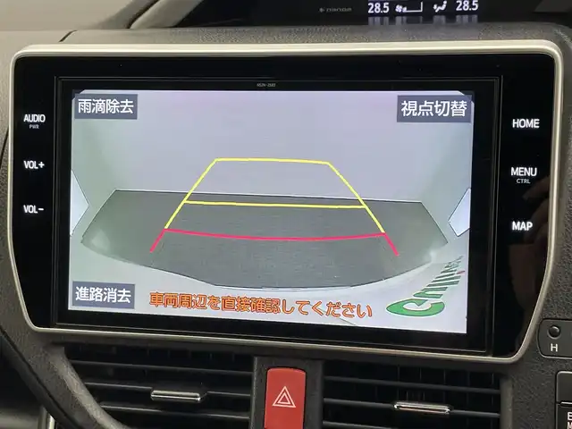 トヨタ ヴォクシー ZS 煌Ⅲ 愛知県 2021(令3)年 5.3万km ホワイトパールクリスタルシャイン 7人乗り/モデリスタエアロ　（フロント/リア）/純正12.1インチフリップダウンモニター/黒ハーフレザーシート/純正10インチSDナビ【NSZN-Z68T】/(HDMI/AM/FM/Bluetooth/CD/DVD/フルセグTV)/バックカメラ/ビルトインETC/オートライト/Toyota Safety Sense/・PCS(プリクラッシュセーフティ)/・LDA(レーンディパーチャーアラート)/・オートマチックハイビーム/・先行車発進告知機能/PKSB(パーキングサポートブレーキ)/クルーズコントロール/クリアランスソナー/コーナーセンサー/アイドリングストップ/盗難防止装置/横滑り防止機能/社外前後ドライブレコーダーCOMTEC【DC-DR652】/USB充電ソケット/電格ウィンカーミラー/プッシュスタート/純正フロアマット/純正16インチアルミホイール/ステアリングスイッチ/ISOFIX/フロントフォグランプ/ドアバイザー