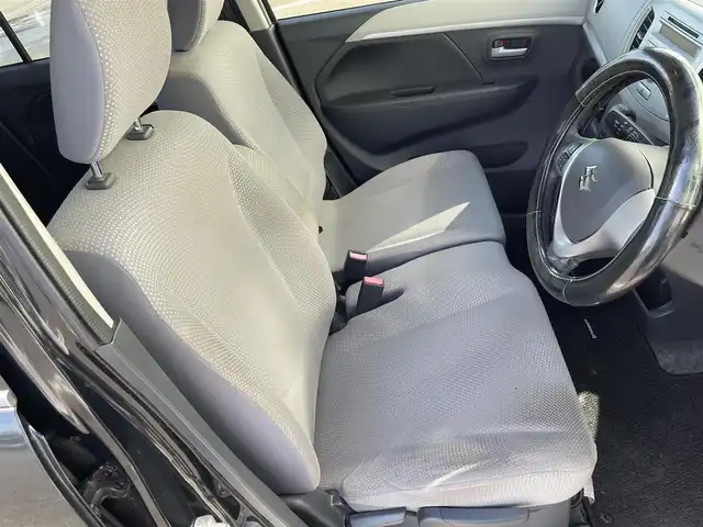 スズキ ワゴンＲ FZ 宮崎県 2015(平27)年 11.3万km ブルーイッシュブラックパール3 アイドリングストップ/プッシュスタート/純正フロアマット/純正LEDヘッドライト/オートライト/エアバックW/パワーステアリング/パワーウィンドウ/スマートキー/盗難防止装置/衝突被害軽減システム/横滑り防止装置/AAC/ABS/シートヒーター/純正アルミホイール（14インチ）