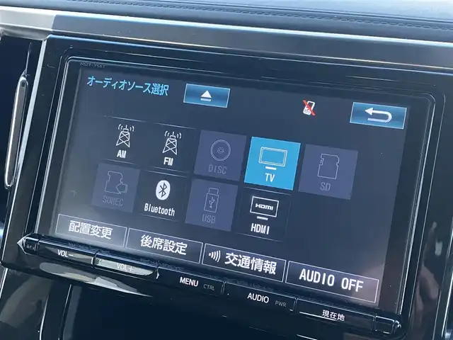 トヨタ アルファードハイブリット SR 道南・函館 2016(平28)年 9.5万km ホワイトパールクリスタルシャイン /純正SDナビ//フルセグTV//TVキャンセラー//純正フリップダウンモニター//純正エンジンスターター//純正ドライブレコーダー（前方）//バックカメラ//寒冷地仕様//両側パワースライドドア//パワーバックドア//クルーズコントロール//前席シートヒーター//ハーフレザーシート//クリアランスソナー//ナノイー//EVモード//ECOモード//横滑り防止//LEDヘッドライト//フォグランプ//ETC