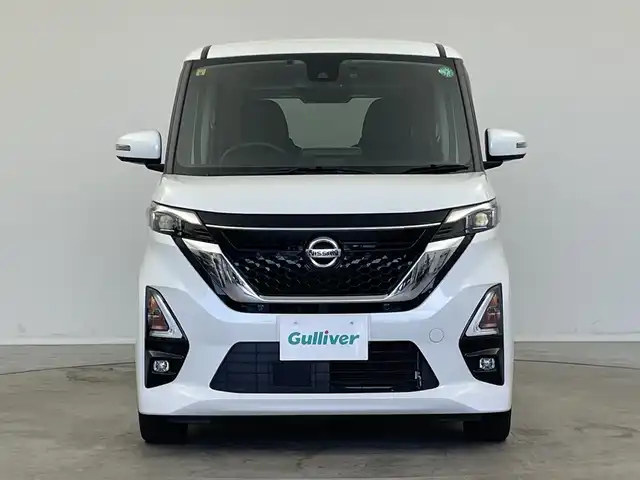 日産 ルークス HWS Gターボ プロパイロットED 新潟県 2020(令2)年 5.8万km ホワイトパール 純正ディーラーオプションメモリナビ（型式：MM320D-L）/・CD/DVD/Bluetooth/フルセグ/USB/全周囲モニター/プロパイロット/衝突被害軽減システム/レーンキープアシスト/インテリジェントクルーズコントロール/純正フロントドライブレコーダー/社外ビルトインETC/両側パワースライドドア/純正LEDヘッドライト/オートライト/フォグランプ/純正フロアマット/純正15インチAW夏タイヤ/ABS/横滑り防止機能/盗難防止装置/スペアキー