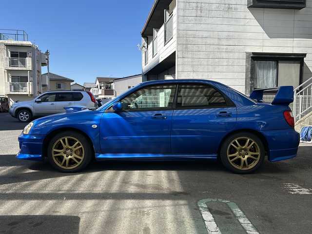 スバル インプレッサ ＷＲＸ STi 宮崎県 2002(平14)年 16万km WRブルーマイカ 4WD/WRX/PIVOTセキュリティオートタイマー