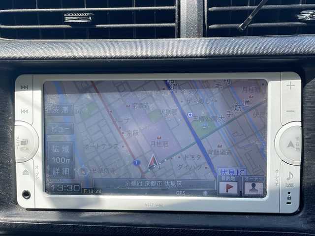 トヨタ アクア S 京都府 2014(平26)年 9.2万km コバルトブルーメタリック 社外SDナビ/NSCP-W46/CD/Bluetooth接続/ワンセグTV/バックカメラ　/ＥＴＣ　/ハロゲンライト　/横滑り防止　/純正フロアマット　/ベンチシート　/スマートキー /布系シート /オートライト /ダブルエアバック