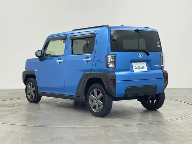 ダイハツ タフト G ターボ 群馬県 2020(令2)年 3.2万km スプラッシュブルーM ガラスルーフ　衝突被害軽減ブレーキ　アダプティブクルーズコントロール　純正オーディオ　ＡＵＸ　クリアランスソナー　アイドリングストップ　オートハイビーム　ＬＥＤ　ＥＴＣ　レザーステアリング　禁煙車