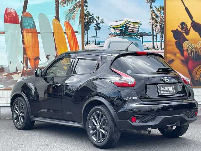 日産 ジューク 15RX Vアーバンセレクション 宮崎県 2019(令1)年 4.4万km スーパーブラック 全方位カメラ/純正メモリーナビ/ドライブレコーダー/ＥＴＣ/ワンオーナー/衝突軽減ブレーキ/レーンキープアシスト/ＨＩＤライト/スマートキー/プッシュスタート/純正フロアマット/アイドリングストップ/スペアキー/保証書/取扱説明書