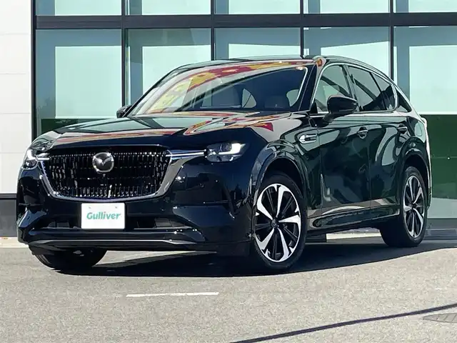 マツダ ＣＸ－６０ XD HV エクスクルーシブモダン 和歌山県 2023(令5)年 1.2万km ジェットブラックマイカ メーカーOP：ドライバーパーソナライゼーションシステムパッケージ/純正ナビ/・FM/AM/Bluetooth/・フルセグTV/HDMI/・全方位カメラ/レザーシート/・前席パワーシート、D席メモリー付き/・全席シートヒーター/・前席ベンチレーション/i-ACTIVSENSE/・スマートブレーキサポート/・アダプティブLEDヘッドライト/・ブラインドスポットモニター/・マツダレーダークルーズコントロール/・レーンキープアシスト/ステアリングヒーター/パドルシフト/ETC/LEDヘッドライト/オートホールド/電動パーキングブレーキ