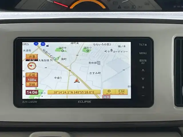 ダイハツ ムーヴ キャンバス X メイクアップ リミテッド SAⅢ 宮城県 2022(令4)年 2万km パールホワイトⅢ/ナチュラルベージュマイカメタリック 2トーン 社外ナビ（FM:AM:CD:BT:TVフルセグ）/全周囲カメラ/バックカメラ/両側パワースライドドア/アイドリングストップ/オートハイビーム/横滑り防止/プリクラッシュセーフティー/ETC/プッシュスタート/コーナーセンサー