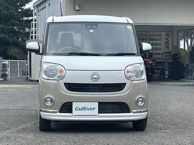 ダイハツ ムーヴ キャンバス X メイクアップ リミテッド SAⅢ 宮城県 2022(令4)年 2万km パールホワイトⅢ/ナチュラルベージュマイカメタリック 2トーン 社外ナビ（FM:AM:CD:BT:TVフルセグ）/全周囲カメラ/バックカメラ/両側パワースライドドア/アイドリングストップ/オートハイビーム/横滑り防止/プリクラッシュセーフティー/ETC/プッシュスタート/コーナーセンサー