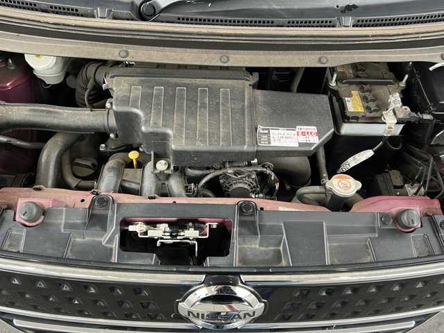 日産 デイズ ルークス ハイウェイスター Gターボ 東京都 2019(平31)年 4万km スパークリングレッド/ブラック 純正メモリナビ/【フルセグ・DVD再生可・CD・Bluetooth】/バックカメラ/アラウンドビューカメラ/ETC/両側パワースライドドア/インテリジェントエマージェンシーブレーキ/踏み間違い衝突防止アシスト/車線逸脱警報/横滑り防止機能/クルーズコントロール/アイドリングストップ/電動格納ミラー/ウィンカーミラー/ステアリングスイッチ/プッシュスタート/スマートキー/スペアキーあり/純正フロアマット/純正ドアバイザー/新車保証書/取扱説明書