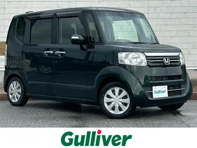 ホンダ Ｎ ＢＯＸ G ターボ SSパッケージ 滋賀県 2016(平28)年 7.6万km ブリティッシュグリーンP 純正ナビ/（AM/FM/CD/DVD/Bluetooth/TVフルセグ/iPod/SD/）/両側パワースライドドア/バックカメラ/ビルトインETC/シートヒーターD/N/前後ドライブレコーダー/夏タイヤ積込み/横滑り防止装置/オートライト/ステアリングスイッチ/スマートキー/プッシュスタート/スペアキー/オートエアコン/パドルシフト/ドアバイザー/純正フロアマット/ECON/後席サンバイザー/電動格納ミラー