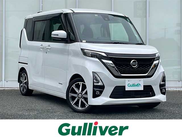 日産 ルークス HWS X プロパイロットED 福岡県 2022(令4)年 5万km ホワイトパール 純正9インチナビ/（全方位カメラ/Bカメラ/TV/DVD/CD/Bluetooth/USB)/両側パワースライドドア/リアシーリングファン/ハンズフリーオートスライドドア/プロパイロット/レーダークルーズコントロール/ビルトインETC/電動パーキングブレーキ/HOLDボタン/ステアリングスイッチ/ドライブレコーダー前方/LEDヘッドライト/プッシュスタート/ドアバイザー/純正フロアマット