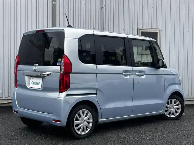 ホンダ Ｎ ＢＯＸ G L ホンダセンシング 静岡県 2018(平30)年 1.3万km モーニングミストブルーM ユーザー買取車両/社外SDナビ（WX-171C）/[AM/FM/TV/CD]/純性14インチAW/純性LEDヘッドライト/エンジンスタートボタン/バックカメラ/USB入力端子/ETC/スマートキー/スペアキー×１/ベンチシート/片側パワースライドドア/横滑り防止装置/レーンアシスト/衝突被害軽減システム/クルーズコントロール/保証書/取扱説明書