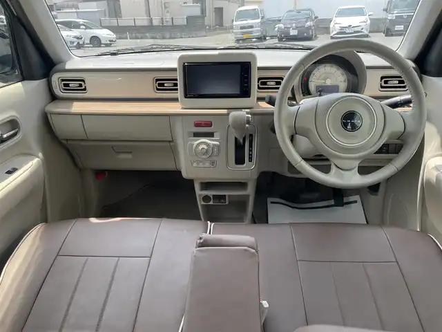 スズキ ラパン X 群馬県 2020(令2)年 3.5万km フォーンベージュM ワンオーナー/ドライブレコーダー/純正SDナビ（フルセグ・BT・AM/FM）/DVD再生機能/運転席シートヒーター/シートカバー/プッシュスタート/コーナーセンサー/アイドリングストップ/LEDヘッドライト