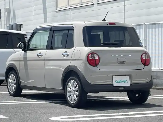 スズキ ラパン X 群馬県 2020(令2)年 3.5万km フォーンベージュM ワンオーナー/ドライブレコーダー/純正SDナビ（フルセグ・BT・AM/FM）/DVD再生機能/運転席シートヒーター/シートカバー/プッシュスタート/コーナーセンサー/アイドリングストップ/LEDヘッドライト