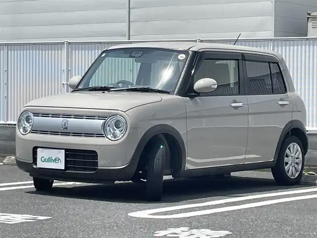 スズキ ラパン X 群馬県 2020(令2)年 3.5万km フォーンベージュM ワンオーナー/ドライブレコーダー/純正SDナビ（フルセグ・BT・AM/FM）/DVD再生機能/運転席シートヒーター/シートカバー/プッシュスタート/コーナーセンサー/アイドリングストップ/LEDヘッドライト