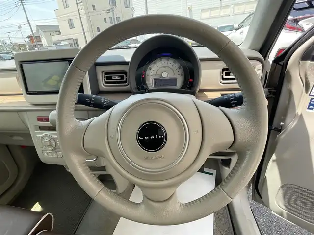 スズキ ラパン X 群馬県 2020(令2)年 3.5万km フォーンベージュM ワンオーナー/ドライブレコーダー/純正SDナビ（フルセグ・BT・AM/FM）/DVD再生機能/運転席シートヒーター/シートカバー/プッシュスタート/コーナーセンサー/アイドリングストップ/LEDヘッドライト