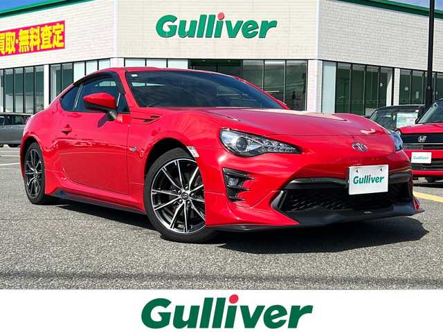 トヨタ ８６ GT 鳥取県 2019(平31)年 2.7万km ピュアレッド ６速ミッション/ワンオーナー/純正ナビ/フルセグ/DVD/CD/BT/バックカメラ・ETC/ＴＲＤエアロ/フロント/リア/サイド/LEDヘットライト/純正フォグライト/純正17インチアルミホイール/ロッソモデロマフラー/プッシュエンジンスタート/横滑り防止装置/スペアキーｘ１/フロアマット・ドアバイザー/保証書/取扱説明書/純正マフラー積込み