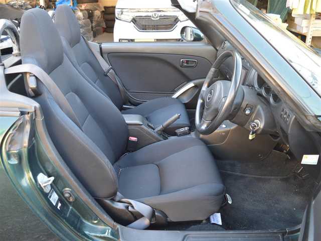 ダイハツ コペン アクティブトップ 栃木県 2004(平16)年 13.8万km ダークグリーンマイカ ディーラー点検記録簿/[H18]/電動開閉ルーフ[アクティブトップ仕様]/シートヒーター[前席]/LEDヘッドライト/フォグランプ/ETC/純正マット/スペアリモコンキー×1/取扱説明書/記録簿/【R4.5.6.7】