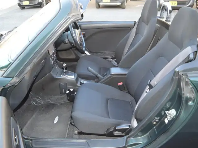 ダイハツ コペン アクティブトップ 栃木県 2004(平16)年 13.8万km ダークグリーンマイカ ディーラー点検記録簿/[H18]/電動開閉ルーフ[アクティブトップ仕様]/シートヒーター[前席]/LEDヘッドライト/フォグランプ/ETC/純正マット/スペアリモコンキー×1/取扱説明書/記録簿/【R4.5.6.7】