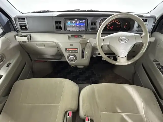 ダイハツ アトレー ワゴン カスタム ターボ RS リミテッド 佐賀県 2009(平21)年 14万km ブラックマイカメタリック 社外7インチナビ【CN-HN8600】/【フルセグTV.CD.DVD】/片側パワースライドドア/電動格納ミラー/ベンチシート/社外15インチアルミホイール/純正ドアバイザー/フォグライト/ダブルエアバッグ/オートエアコン