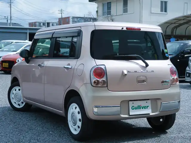 スズキ ラパン ショコラ X 千葉県 2014(平26)年 7.3万km シャンパンピンクPM 純正スマートフォン連携ナビ/バックカメラ /ワンセグテレビ/前後ドライブレコーダー/HIDヘッドライト/アイドリングストップ/純正フロアマット/ドアバイザー/スマートキー×2本/取説/保証書