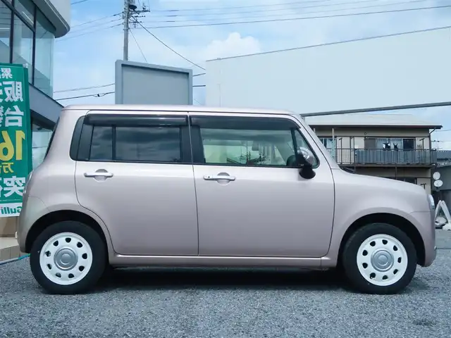 スズキ ラパン ショコラ X 千葉県 2014(平26)年 7.3万km シャンパンピンクPM 純正スマートフォン連携ナビ/バックカメラ /ワンセグテレビ/前後ドライブレコーダー/HIDヘッドライト/アイドリングストップ/純正フロアマット/ドアバイザー/スマートキー×2本/取説/保証書