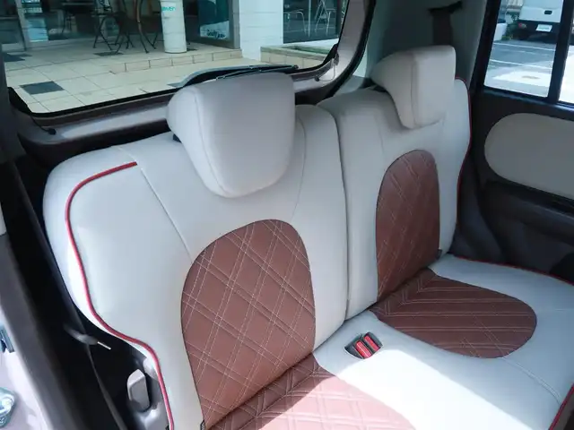 スズキ ラパン ショコラ X 千葉県 2014(平26)年 7.3万km シャンパンピンクPM 純正スマートフォン連携ナビ/バックカメラ /ワンセグテレビ/前後ドライブレコーダー/HIDヘッドライト/アイドリングストップ/純正フロアマット/ドアバイザー/スマートキー×2本/取説/保証書
