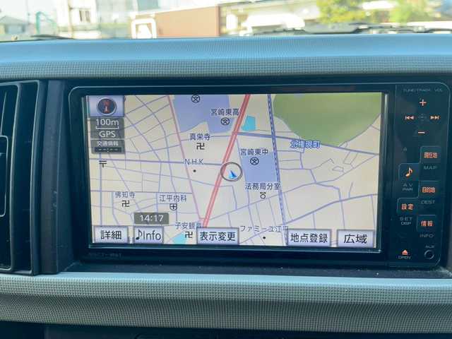 トヨタ パッソ プラスハナ 宮崎県 2011(平23)年 11.6万km 黒 モデリスタエアロ　/ETC　/純正SDナビ　（NSCT-W61）/ワンセグ　/CD　/DVD/AUX　/純正フロアマット　/ドアバイザー　/オートライト　/フロントフォグ　/社外アルミホイール