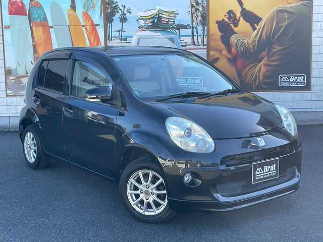 トヨタ パッソ プラスハナ 宮崎県 2011(平23)年 11.6万km 黒 モデリスタエアロ　/ETC　/純正SDナビ　（NSCT-W61）/ワンセグ　/CD　/DVD/AUX　/純正フロアマット　/ドアバイザー　/オートライト　/フロントフォグ　/社外アルミホイール