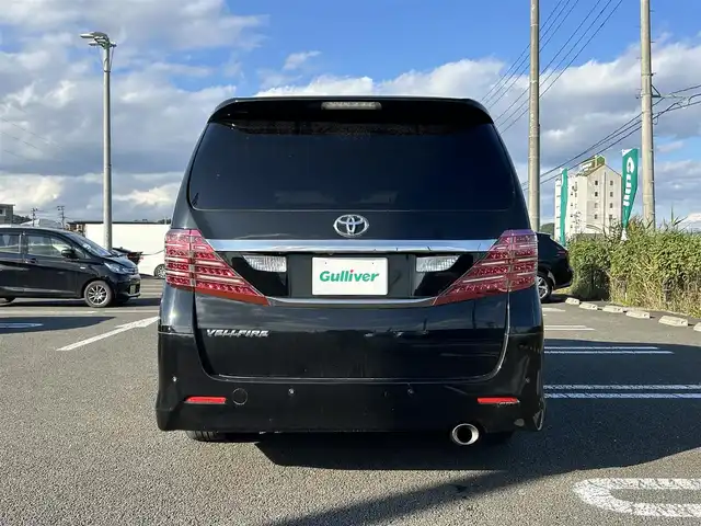 トヨタ ヴェルファイア 2．4Z 宮城県 2009(平21)年 12.5万km ブラック 純正HDDナビ（NHZT-W58）/（AM/FM/CD/DVD）/フルセグTV/フリップダウンモニター/両側パワースライドドア/ETC/バックカメラ/ドアバイザー/社外20インチアルミホイール