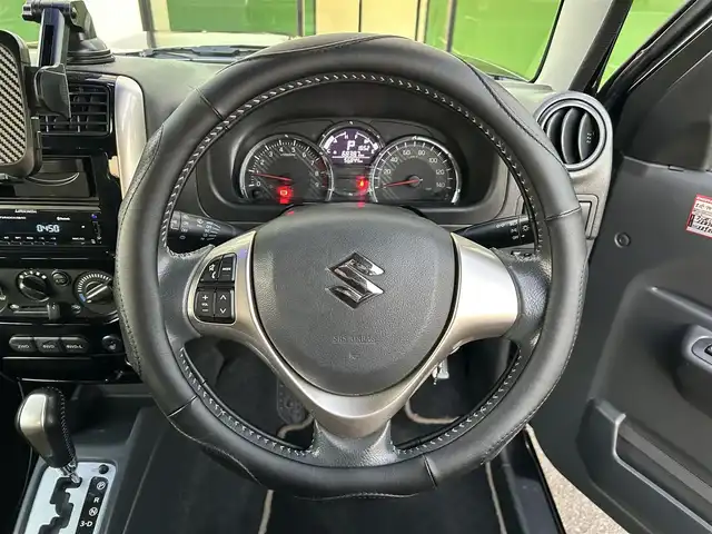 スズキ ジムニー ランドベンチャー 和歌山県 2014(平26)年 5.7万km ブルーイッシュブラックパール3 社外BTオーディオ/USB/AUX/ETC/ドライブレコーダー/ハーフレザーシート/運転席シートヒーター/４WD/ターボ/電格ミラー/エアコン/パワーウィンドウ/パワーステアリング/背面タイヤハードカバー/純正16インチAW/社外LEDヘッドライト/フォグランプ/ヘッドライトレベライザー/リモコンキー/スペアキー（メカニカル）