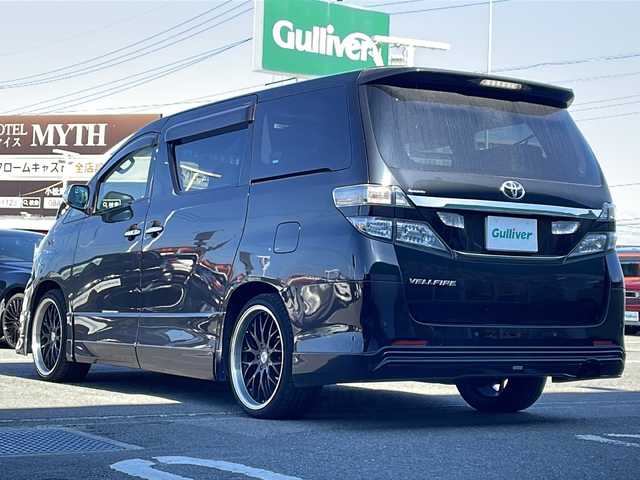 トヨタ ヴェルファイア 2．4Z 徳島県 2009(平21)年 17.8万km ブラック 社外7型SDナビ　AVIC-RZ03/（DISC/USB/SD/BT/ラジオ/フルセグ/iPod/AUX）/バックカメラ/10.2型フリップダウンモニター/後方コーナーセンサー/ETC/キセノンヘッドライト/純正フロアマット/両側電動スライドドア/社外AW/電動格納ミラー/フォグライト/オートライト