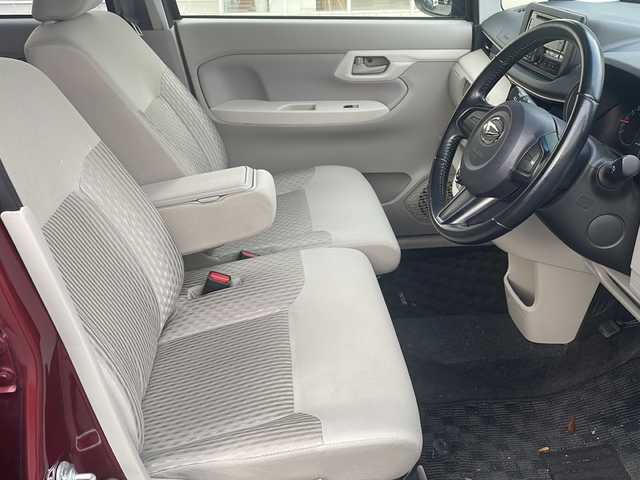 ダイハツ ムーヴ X ターボ SAⅢ 鳥取県 2017(平29)年 11.3万km ファイアークォーツレッドM ワンオーナー/社外１４インチアルミスタッドレス/社外CD USB AUX/ドライブレコーダー/ＥＴＣ/スマートキー/スペアキー/シートヒーター/オートミラー/ライトレベライザー/フロアマット/ドアバイザー/横滑り防止装置/オートライト/新車保証書/取扱説明書/純正アルミノーマルタイヤ付き４本有　