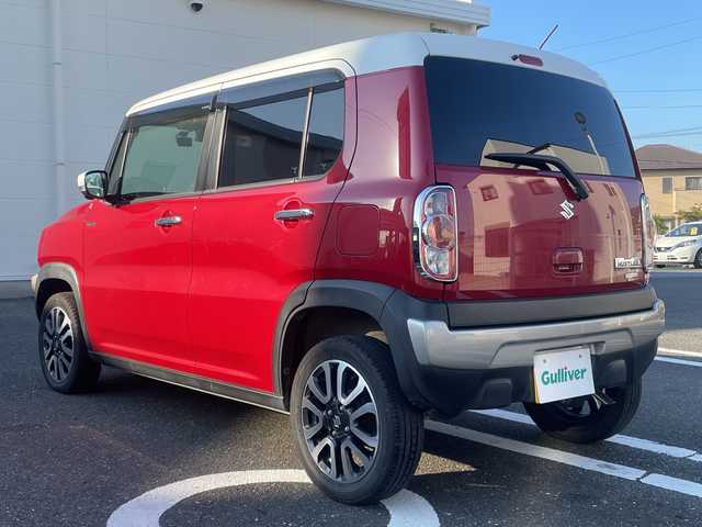 スズキ ハスラー Jスタイル Ⅱ 三重県 2017(平29)年 5.4万km フェニックスレッドパール/ホワイト2トーンルーフ 登録時53253km/メモリナビ/・フルセグ・Bluetooth・CD/DVD。AUX・/衝突軽減ブレーキ/レーンキープアシスト/アラウンドビューモニター/前席シートヒーター/前後ドラレコ/黒ハーフレザーシート/AUTOライト/プッシュスタート/スマートキー/スペアキー