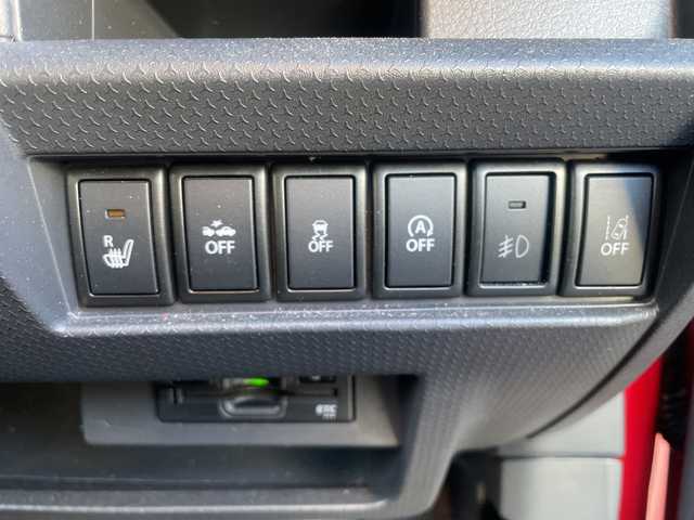 スズキ ハスラー Jスタイル Ⅱ 三重県 2017(平29)年 5.4万km フェニックスレッドパール/ホワイト2トーンルーフ 登録時53253km/メモリナビ/・フルセグ・Bluetooth・CD/DVD。AUX・/衝突軽減ブレーキ/レーンキープアシスト/アラウンドビューモニター/前席シートヒーター/前後ドラレコ/黒ハーフレザーシート/AUTOライト/プッシュスタート/スマートキー/スペアキー