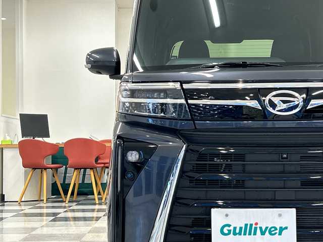 ダイハツ タント カスタム RS 岐阜県 2023(令5)年 1.7万km クロムグレーメタリック 純正ディスプレイオーディオ/プッシュスタート/スマートキー/フォグ/ドアバイザー/アイドリングストップ/Bluetooth/バックモニター/フルセグ/前方ドラレコ/衝突軽減システム/カーテンエアバック/レーンキープアシスト/両側パワースライドドア/純正アルミホイール/LEDヘッドライト/全方位モニター/コーナーセンサー前後