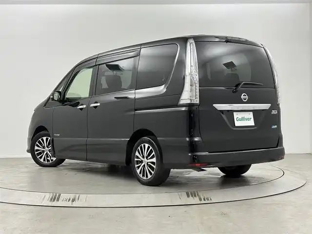 日産 セレナ HWS S HV Vセレ +SeftyⅡ 埼玉県 2015(平27)年 6.6万km ダイヤモンドブラック 純正ナビ(ナビ不良)/ETC/純正フリップダウンモニター/両側パワースライドドア/前方ドライブレコーダー/車線逸脱警報/プリクラッシュセーフティ/クルーズコントロール/プッシュスタート/ステアリングリモコン/ロールサンシェード/ウィンカーミラー/フロントフォグランプ/LEDヘッドライト/純正フロアマット/純正ドアバイザー/純正16インチアルミホイール